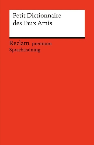 Buchcover und Innenansicht für das Buch: Petit Dictionnaire des Faux Amis