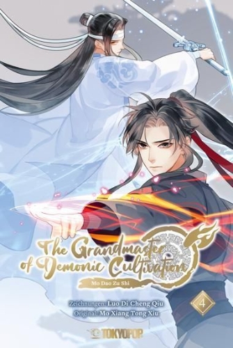 Buchcover und Innenansicht für das Buch: The Grandmaster of Demonic Cultivation - Mo Dao Zu Shi 04 (Manhua)
