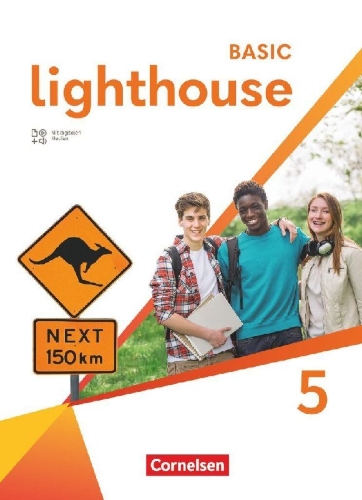 Buchcover und Innenansicht für das Buch: Lighthouse Band 5: 9. Schuljahr - Basic Edition - Schulbuch (Festeinband) mit digitalen Medien