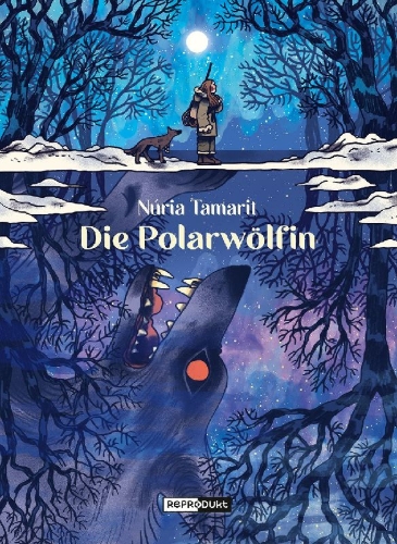 Buchcover und Innenansicht für das Buch: Die Polarwölfin