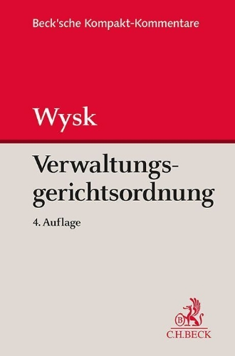 Buchcover und Innenansicht für das Buch: Verwaltungsgerichtsordnung. VwGO