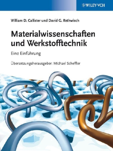 Buchcover und Innenansicht für das Buch: Materialwissenschaften und Werkstofftechnik