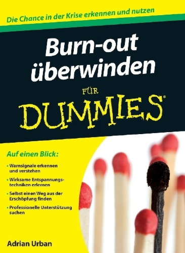 Buchcover und Innenansicht für das Buch: Burn-out überwinden für Dummies