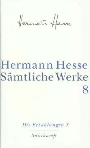 Buchcover und Innenansicht für das Buch: Die Erzählungen 3. 1911-1954