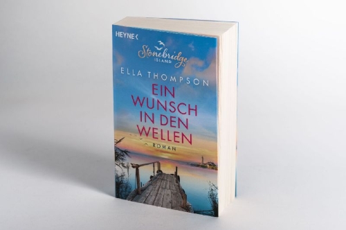Buchcover und Innenansicht für das Buch: Ein Wunsch in den Wellen - Stonebridge Island 1