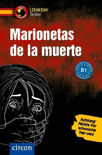 Buchcover und Innenansicht für das Buch: Marionetas de la muerte