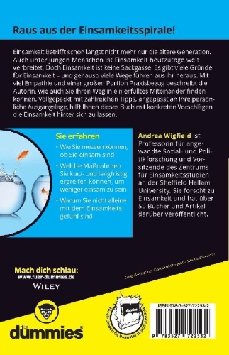 Buchcover und Innenansicht für das Buch: Wege aus der Einsamkeit fur Dummies