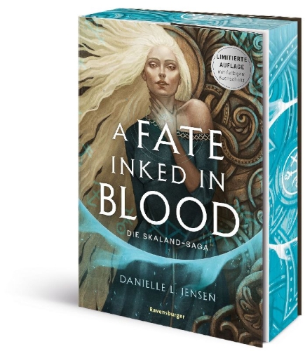 Buchcover und Innenansicht für das Buch:  A Fate Inked in Blood