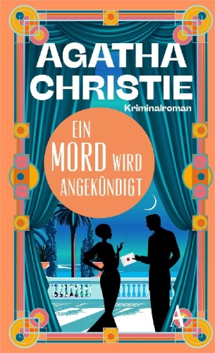 Buchcover und Innenansicht für das Buch: Ein Mord wird angekündigt