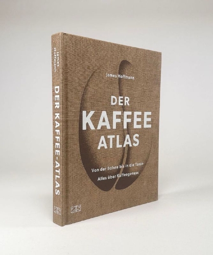 Buchcover und Innenansicht für das Buch: Der Kaffeeatlas
