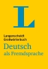 Buchcover und Innenansicht für das Buch: Langenscheidt Großwörterbuch Deutsch als Fremdsprache