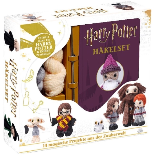 Buchcover und Innenansicht für das Buch: Harry Potter Crochet