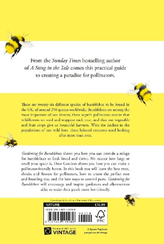 Buchcover und Innenansicht für das Buch: Gardening for Bumblebees