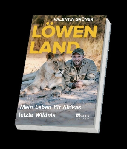 Buchcover und Innenansicht für das Buch: Löwenland