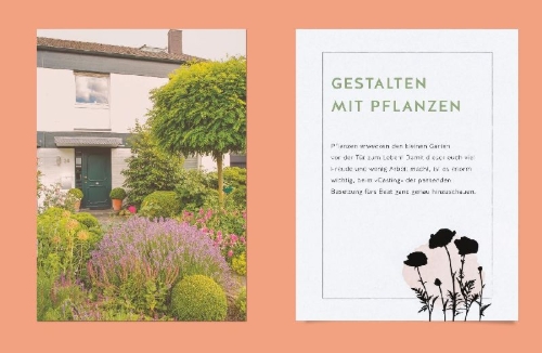 Buchcover und Innenansicht für das Buch: Kleine Vorgarten-Paradiese