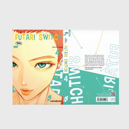 Buchcover und Innenansicht für das Buch: Futari Switch