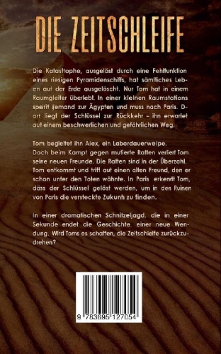 Buchcover und Innenansicht für das Buch: Die Zeitschleife