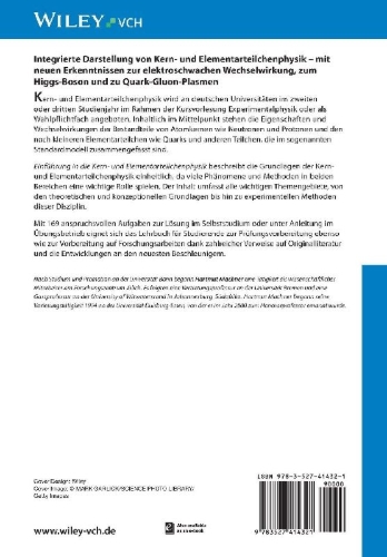 Buchcover und Innenansicht für das Buch: Einführung in die Kern- und Elementarteilchenphysik