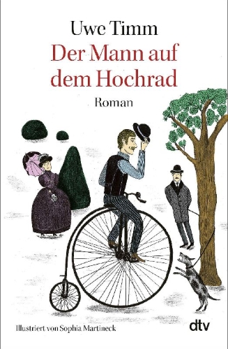 Buchcover und Innenansicht für das Buch: Der Mann auf dem Hochrad
