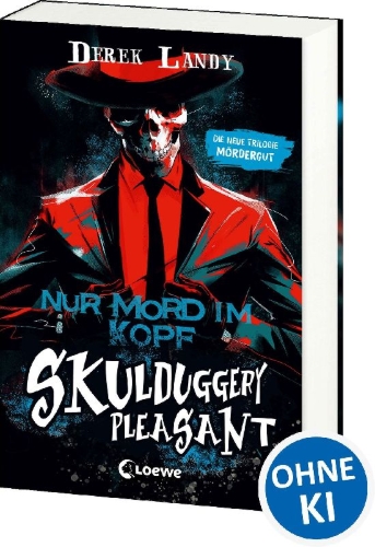 Buchcover und Innenansicht für das Buch: Skulduggery Pleasant (Band 16) - Nur Mord im Kopf