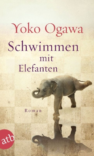 Buchcover und Innenansicht für das Buch: Schwimmen mit Elefanten