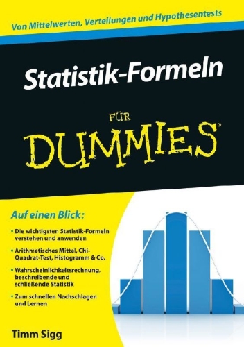 Buchcover und Innenansicht für das Buch: Statistik-Formeln für Dummies