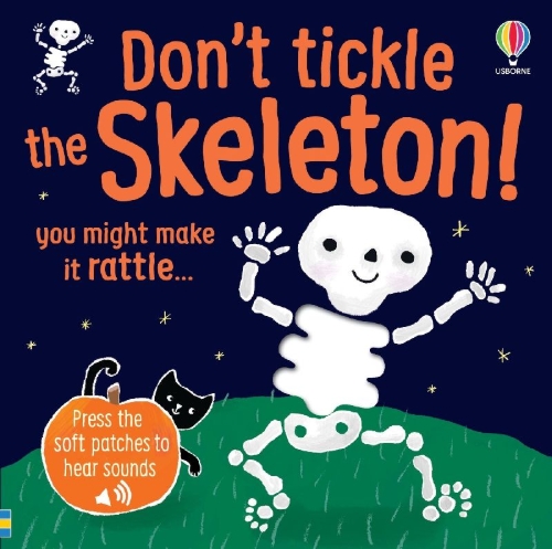 Buchcover und Innenansicht für das Buch: Don't Tickle the Skeleton!