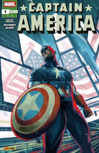 Buchcover und Innenansicht für das Buch: Captain America (2025) #1-#3