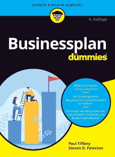 Buchcover und Innenansicht für das Buch: Businessplan für Dummies