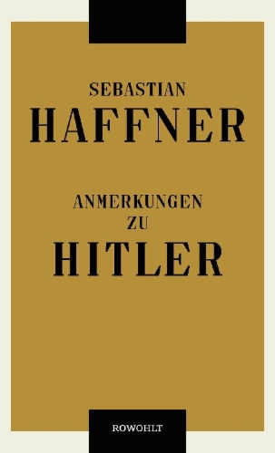 Buchcover und Innenansicht für das Buch: Anmerkungen zu Hitler