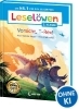 Buchcover und Innenansicht für das Buch: Leselöwen 2. Klasse - Vorsicht, T-Rex!