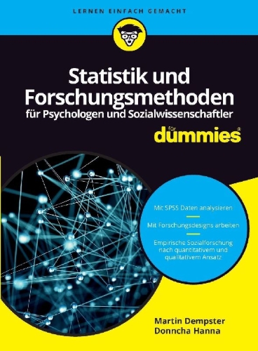 Buchcover und Innenansicht für das Buch: Statistik und Forschungsmethoden für Psychologen und Sozialwissenschaftler für Dummies