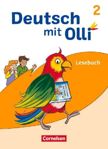Buchcover und Innenansicht für das Buch: Deutsch mit Olli Lesen 2-4  2. Schuljahr. Lesebuch mit Lesetagebuch