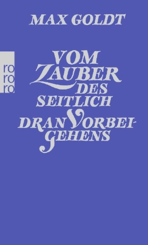 Buchcover und Innenansicht für das Buch: Vom Zauber des seitlich dran Vorbeigehens