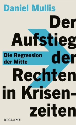 Buchcover und Innenansicht für das Buch: Der Aufstieg der Rechten in Krisenzeiten. Die Regression der Mitte