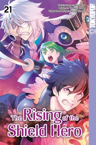 Buchcover und Innenansicht für das Buch: The Rising of the Shield Hero 21