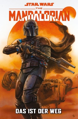 Buchcover und Innenansicht für das Buch: US-Aisgabe: Star Wars: The Mandalorian #1-#4