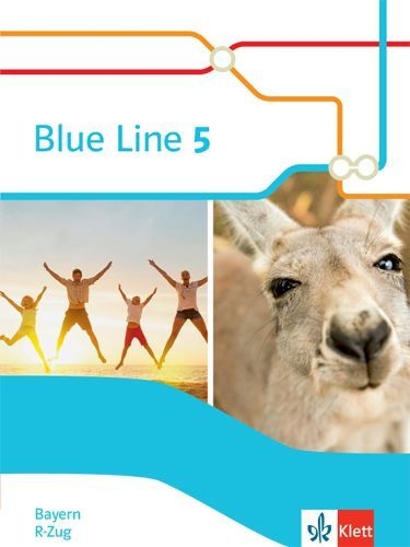 Buchcover und Innenansicht für das Buch: Blue Line 5 R-Zug. Schülerbuch (Hardcover) Klasse 9. Ausgabe Bayern