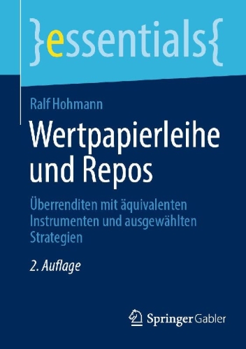 Buchcover und Innenansicht für das Buch: Wertpapierleihe und Repos