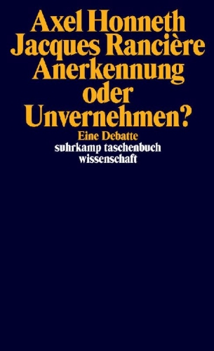 Buchcover und Innenansicht für das Buch: Anerkennung oder Unvernehmen?