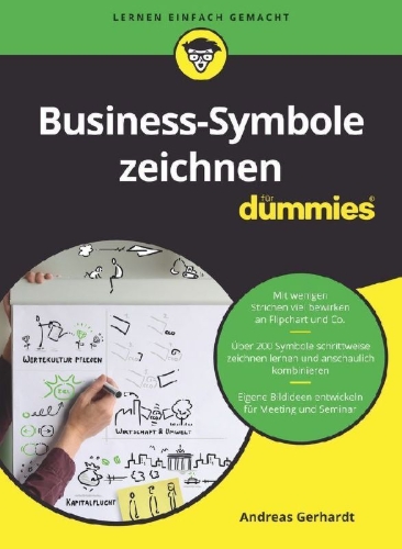 Buchcover und Innenansicht für das Buch: Business-Symbole zeichnen für Dummies