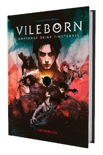 Buchcover und Innenansicht für das Buch: Vileborn - Grundregelwerk
