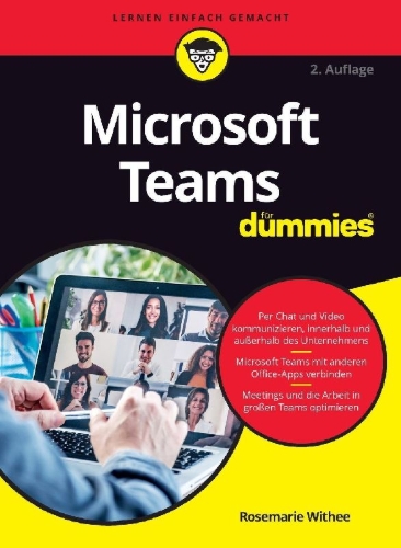 Buchcover und Innenansicht für das Buch: Microsoft Teams für Dummies