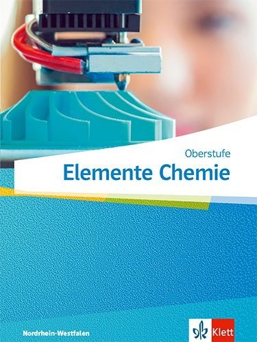 Buchcover und Innenansicht für das Buch: Elemente Chemie Oberstufe. Schulbuch Klasse 11-13 (G9), Klasse 10-12 (G8). Ausgabe Nordrhein-Westfalen
