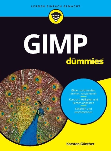 Buchcover und Innenansicht für das Buch: GIMP für Dummies