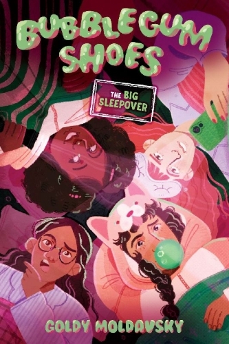 Buchcover und Innenansicht für das Buch: Bubblegum Shoes: The Big Sleepover