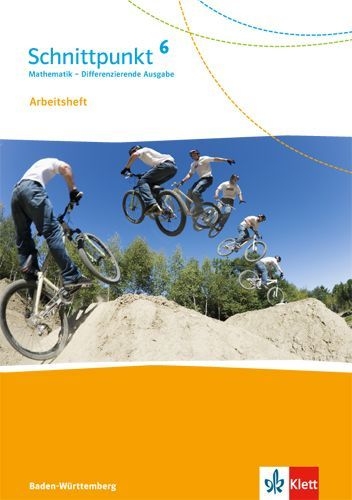 Buchcover und Innenansicht für das Buch: Schnittpunkt Mathematik - Differenzierende Ausgabe für Baden-Württemberg. Arbeitsheft mit Lösungsheft 6. Schuljahr