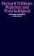 Buchcover und Innenansicht für das Buch: Truth and Truthfullness. An Essay in Genealogy