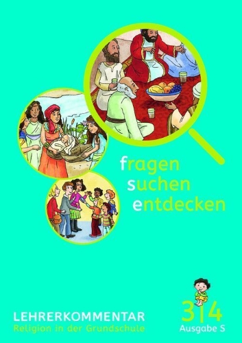 Buchcover und Innenansicht für das Buch: fragen - suchen - entdecken. Lehrerband Klasse 3/4. Ausgabe Baden-Württemberg und Südtirol ab 2017