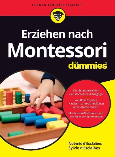 Buchcover und Innenansicht für das Buch: Erziehen nach Montessori für Dummies